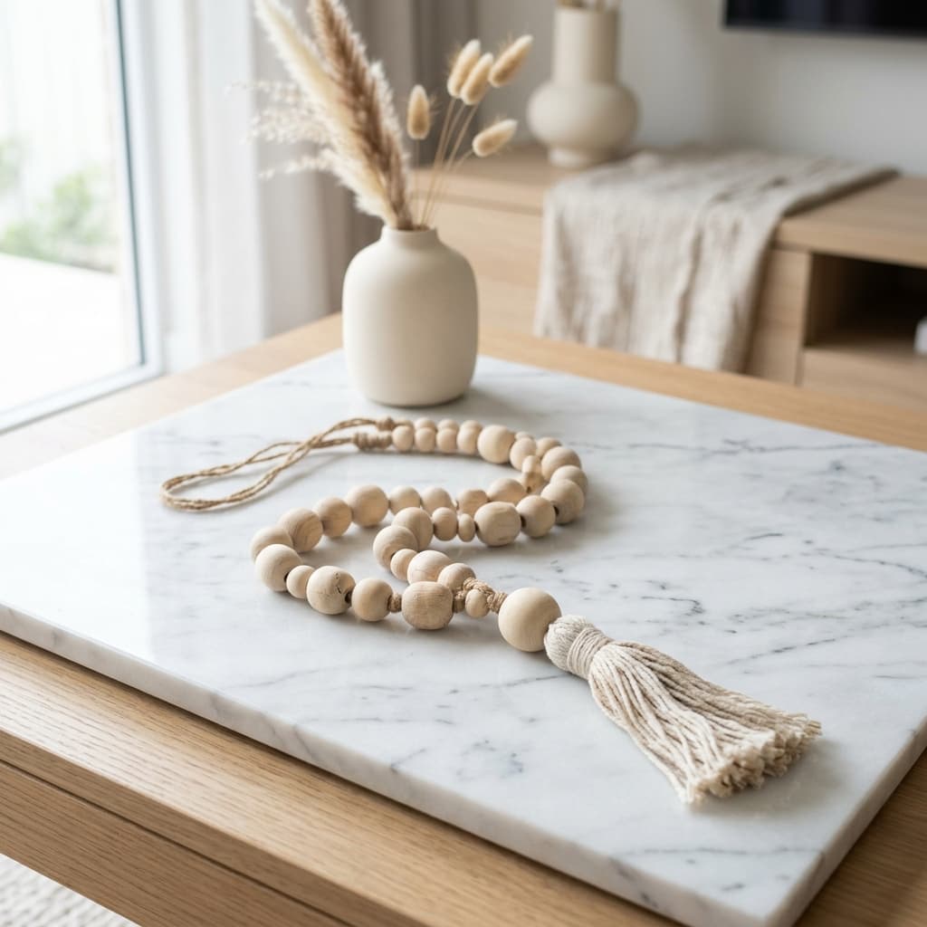 Colar de Mesa Vintage Contemporâneo P&B